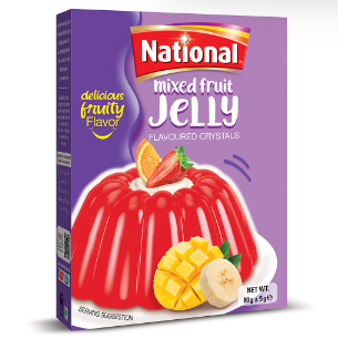 National Crystal Jelly Mixed Fruit 80g